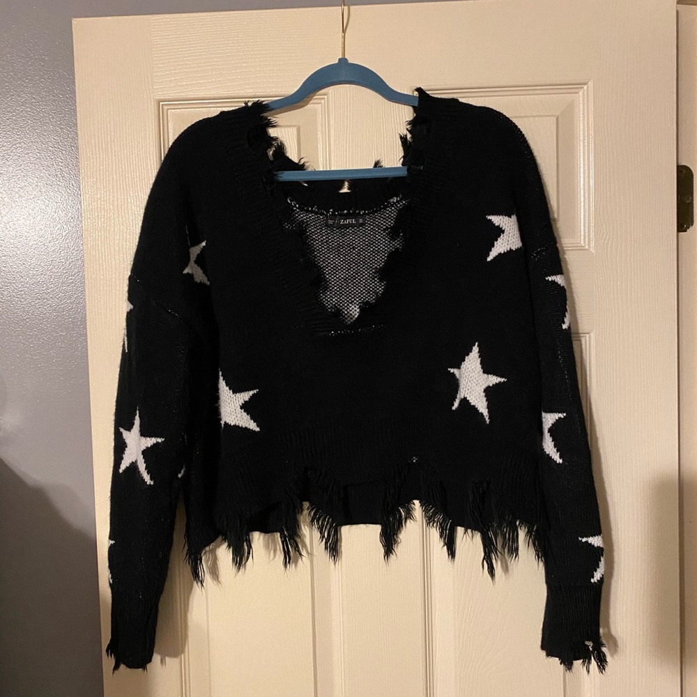 zaful star sweater